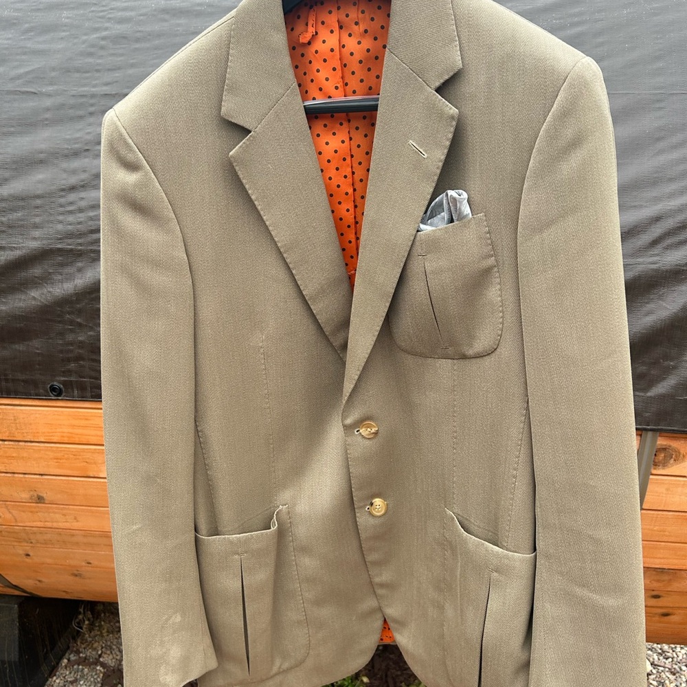 Oxxford Cotton Sport Jacket – 40R (slim 40 / roomy 39)
